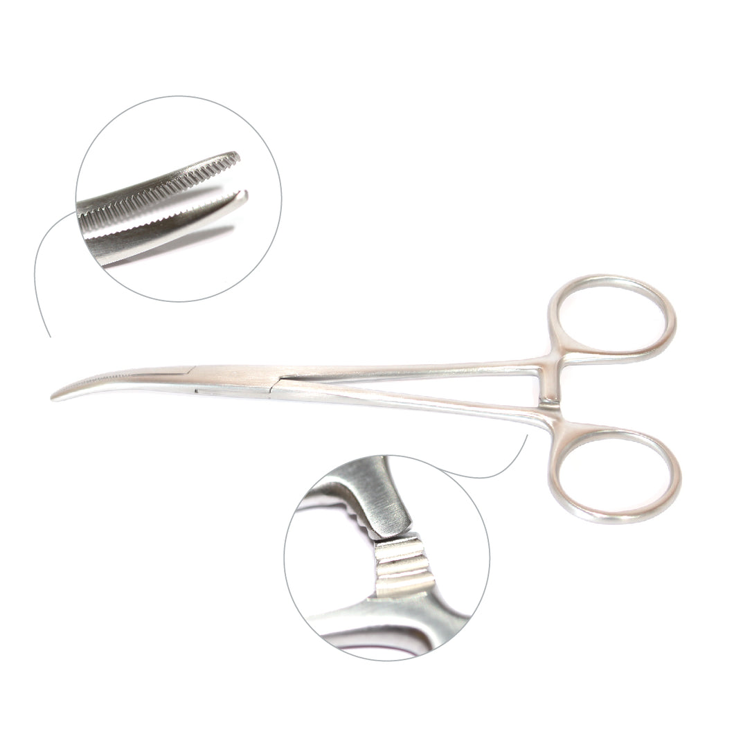 pinza kelly curva 13cm