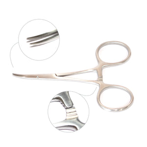 Pinza mosquito curva