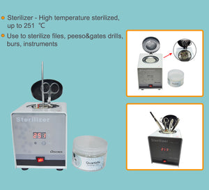 Esterilizador para instrumentos pequeños