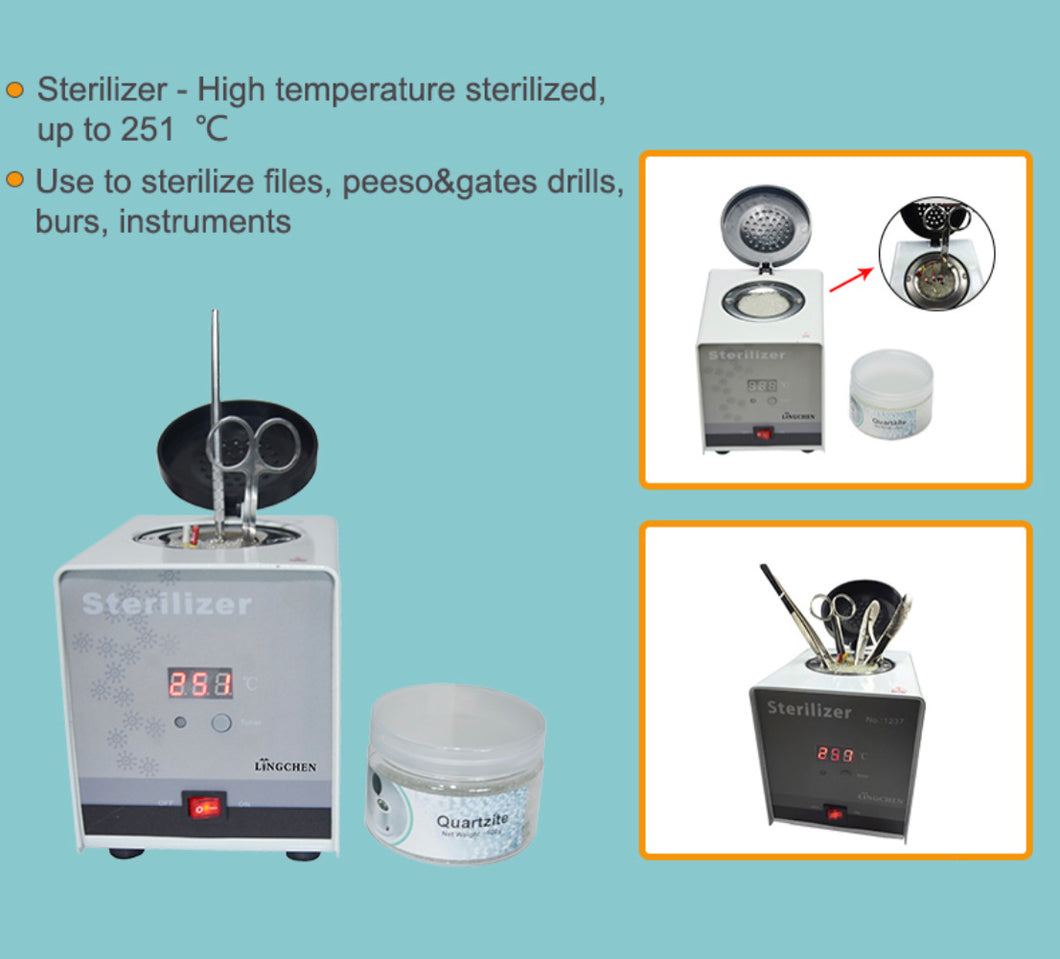 Esterilizador para instrumentos pequeños